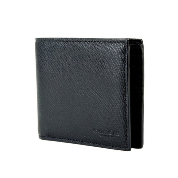 (COACH F74974)LEATHER COMPACT ID WALLET - Picture 4 of 6
